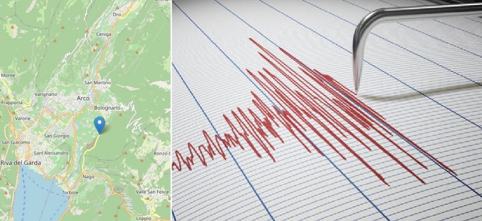 Scossa di terremoto nella notte: l'epicentro a 2 chilometri da Arco